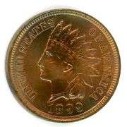 Gorgeous 1899 Indian Head Cent in BU