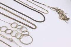 Group Lot of Vintage 925 sterling silver chains