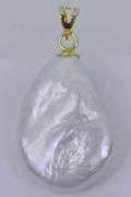 Large Tear Drop Baroque Pearl Pendant