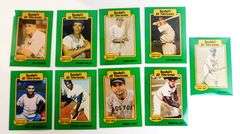 9 Baseball's All-Time Greats Football Cards