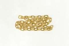 18K Yellow Gold David Yurman Madison Paperclip Chain Necklace