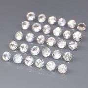 Heated only 3.38ct diamond white Sapphire set