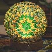 Moroccan Mosaic Glass Table Lamp