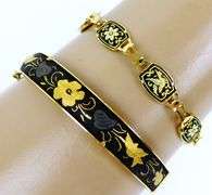 Collection of Vintage Damascene Jewelry from Spain
