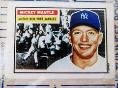 Mickey Mantle World's Thinnest Porcelain Baseball Card