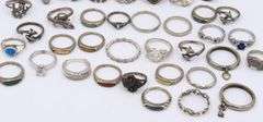 Group lot of Vintage 925 sterling silver rings