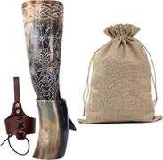Odin's Chalice Authentic Handcrafted Viking Drinking Horn