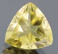 Excellent 8.20ct trillion cut Citrine