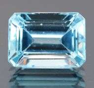 Amazing 10.56ct emerald cut sky blue Topaz