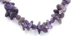 Amethyst necklace with matching bracelet