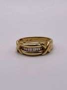6.4g 18k Yellow Gold Ring Bowtie