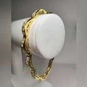 Dazzling 14 Kt 15.3 Grams Yellow Gold Plated Tennis Bracelet SA48R