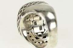 Sterling Silver Balinese Cushion Blue Topaz Statement Ring