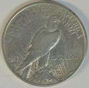 Higher end scarce 1921 Peace Silver Dollar. Cleaned