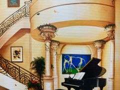 Bright, Colorful  Piece By Orlando Rafael Quevedo