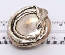 Vintage Sterling Silver Signed Clip on Earrings