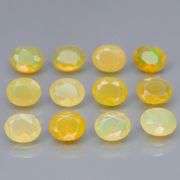 Beautiful 2.47ct unheated Ethiopian jelly opal set