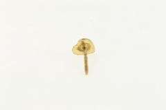 10K Yellow Gold Heart Love Symbol Single Stud Earring