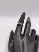 2.0g 14k Yellow Gold Diamond/ Purple size 6