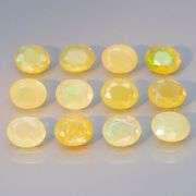 Beautiful 2.47ct unheated Ethiopian jelly opal set