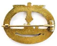 German Nazi U-Boat Pin/Badge