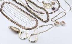 Big group lot of Vintage 925 sterling silver mixed jewelry