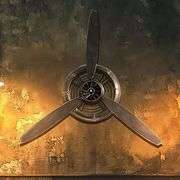 Vintage Aviator Metal Airplane Propeller Wall Decor