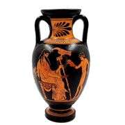 Ancient Greek Red-Figure Amphora