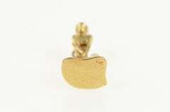 14K Yellow Gold Woman Golfing Solitaire Pearl Vintage Charm/Pendant