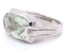 Judith Ripka quartz ring in 925 sterling silver