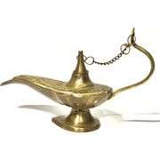 Aladdin's Brass Genie Lamp