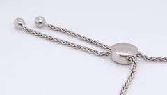 Sterling Silver Green and White Cubic Zirconia Bracelet