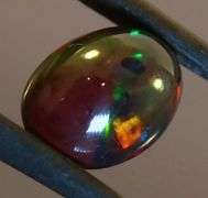 Bi-color 1.96ct Welo Black Opal