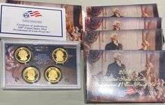 5 US $1 Presidential Proof Sets