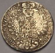 1763 Austrian Empire Maria Theresia Thaler Silver Coin