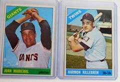 2 Topps 1966 Baseball Greats