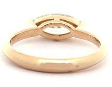 1.03ct Marquise Cut Diamond East West Solitaire Ring in 18K