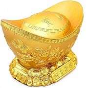 Golden Ingot Ancient Chinese Currency