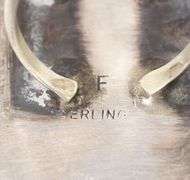 Large Multi Gemstone Inlay Ring, Sterling