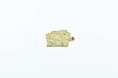 10K Yellow Gold Washington State USA Map Travel Charm/Pendant