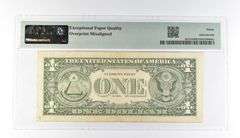 PMG 30 VF EPQ $1 1985 FRN Cleveland Fr#1913-D Misalignment Error