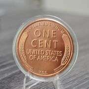 1909 Lincoln One Cent Collectible Coin .999 Pure Copper