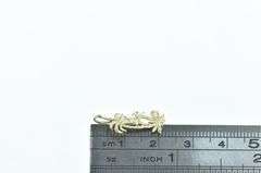 14K Yellow Gold Palm Tree Beach Ocean Motif Charm/Pendant