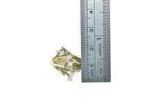 14K Yellow Gold Vintage Diamond Curvy Graduated Ring