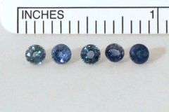Shades of Blue Sapphire - Lot of 5