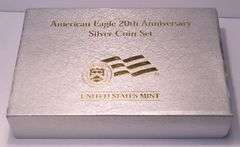 2006 American Silver Eagle 20th Anniversary Silver Coin Set