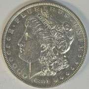 Lustrous near Mint 1891-CC Morgan Silver Dollar. Very scarce this nice
