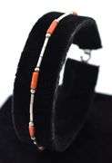 Perfect 925 Coral Gemstone Bracelet