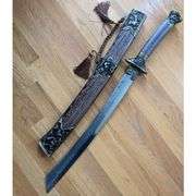 Hand-Forged Damascus Katana