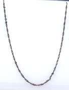 Vintage Sterling Silver Rope Chain Necklace